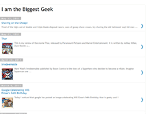 Tablet Screenshot of biggestgeek.blogspot.com