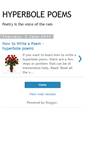 Mobile Screenshot of hyperbolepoetry.blogspot.com