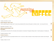 Tablet Screenshot of coffeemomontherun.blogspot.com