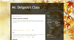 Desktop Screenshot of mrdelgado.blogspot.com