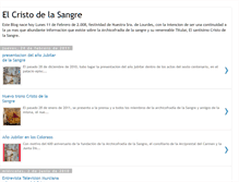 Tablet Screenshot of elcristodelasangre.blogspot.com