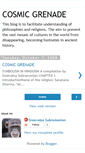 Mobile Screenshot of cosmicgrenade.blogspot.com