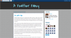 Desktop Screenshot of afeatherfancy.blogspot.com