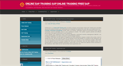 Desktop Screenshot of onlinesaptraining4u.blogspot.com