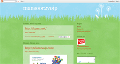 Desktop Screenshot of mansoor2mobilevoip.blogspot.com