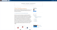 Desktop Screenshot of kidschatsafely.blogspot.com