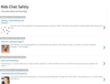 Tablet Screenshot of kidschatsafely.blogspot.com