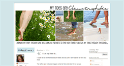 Desktop Screenshot of mytoesareclaustrophobic.blogspot.com