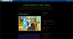 Desktop Screenshot of chaddstoopsisthejoker.blogspot.com