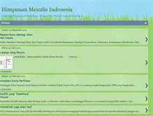 Tablet Screenshot of himpunanmenulisindonesia.blogspot.com