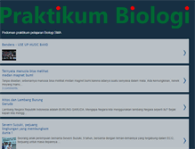 Tablet Screenshot of praktikumbiologi.blogspot.com