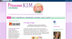 Desktop Screenshot of princesskimthemusical.blogspot.com