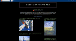 Desktop Screenshot of debbiehuntersartblog.blogspot.com