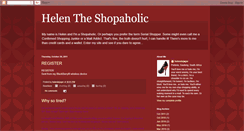 Desktop Screenshot of helentheshopaholic.blogspot.com