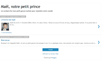 Tablet Screenshot of mael-petitprince.blogspot.com