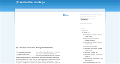 Desktop Screenshot of animationmariage-35.blogspot.com