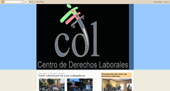 Desktop Screenshot of cdlderechoslaborales.blogspot.com