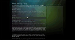 Desktop Screenshot of onenuttyguy.blogspot.com