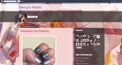 Desktop Screenshot of bevynails.blogspot.com