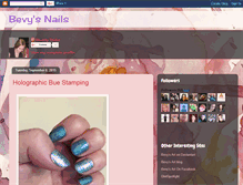 Tablet Screenshot of bevynails.blogspot.com