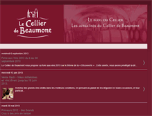 Tablet Screenshot of cellierdebeaumont.blogspot.com