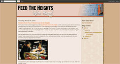 Desktop Screenshot of feedtheheights.blogspot.com