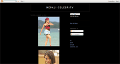 Desktop Screenshot of nepali-celebrity.blogspot.com