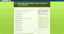 Desktop Screenshot of droitsuccessions.blogspot.com