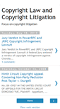 Mobile Screenshot of copyright-litigation.blogspot.com