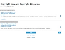 Tablet Screenshot of copyright-litigation.blogspot.com