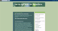 Desktop Screenshot of laviadelbenessere.blogspot.com