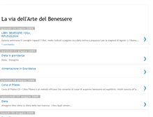 Tablet Screenshot of laviadelbenessere.blogspot.com