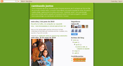 Desktop Screenshot of caminando--juntos.blogspot.com