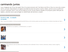 Tablet Screenshot of caminando--juntos.blogspot.com