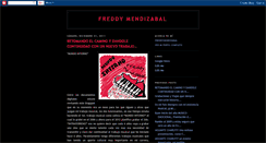 Desktop Screenshot of freddymendizabal.blogspot.com
