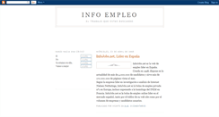 Desktop Screenshot of info-empleo.blogspot.com