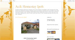 Desktop Screenshot of ipohhomestay.blogspot.com