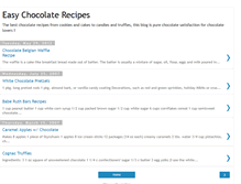 Tablet Screenshot of easychocolaterecipes.blogspot.com