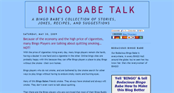 Desktop Screenshot of bingobabetalk.blogspot.com