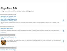 Tablet Screenshot of bingobabetalk.blogspot.com