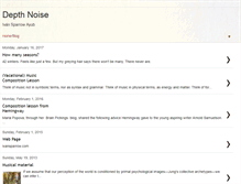 Tablet Screenshot of depthnoise.blogspot.com