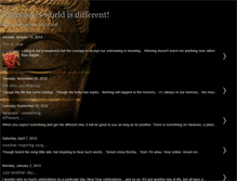 Tablet Screenshot of everyonesworldisdifferent.blogspot.com