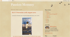 Desktop Screenshot of passionmommy.blogspot.com