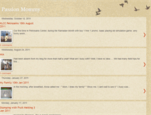 Tablet Screenshot of passionmommy.blogspot.com