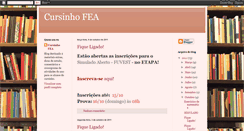 Desktop Screenshot of feacursinho.blogspot.com
