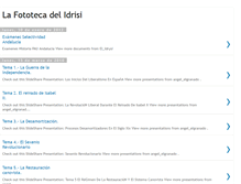 Tablet Screenshot of fototecadelidrisi.blogspot.com