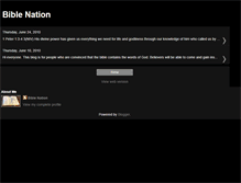 Tablet Screenshot of biblenation.blogspot.com
