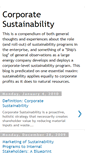 Mobile Screenshot of corporatesustainabilty.blogspot.com