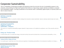 Tablet Screenshot of corporatesustainabilty.blogspot.com