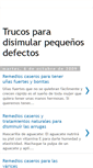 Mobile Screenshot of como-disimular-defectos.blogspot.com